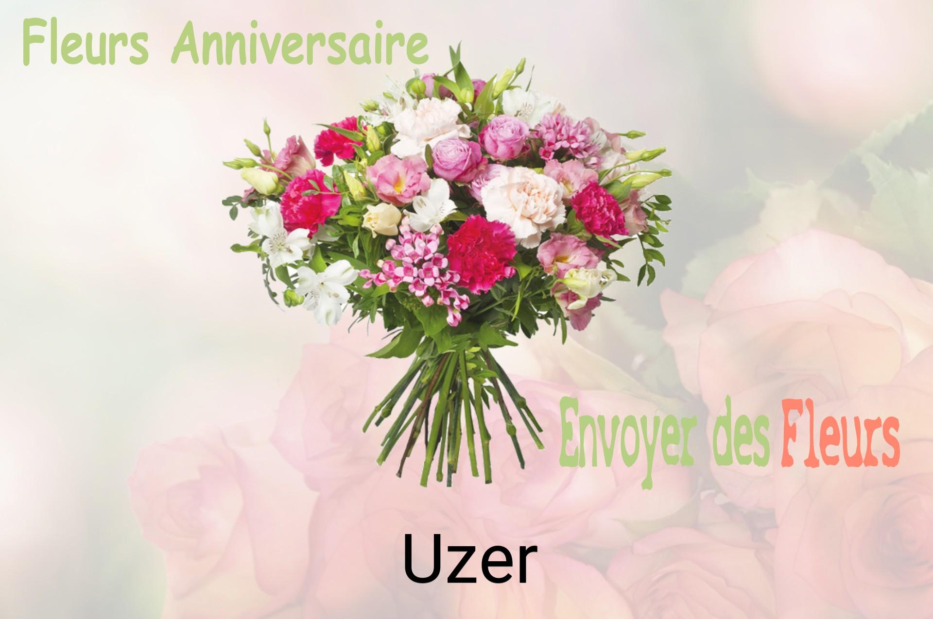 Bouquet de fleurs d’anniversaire livré à Uzer