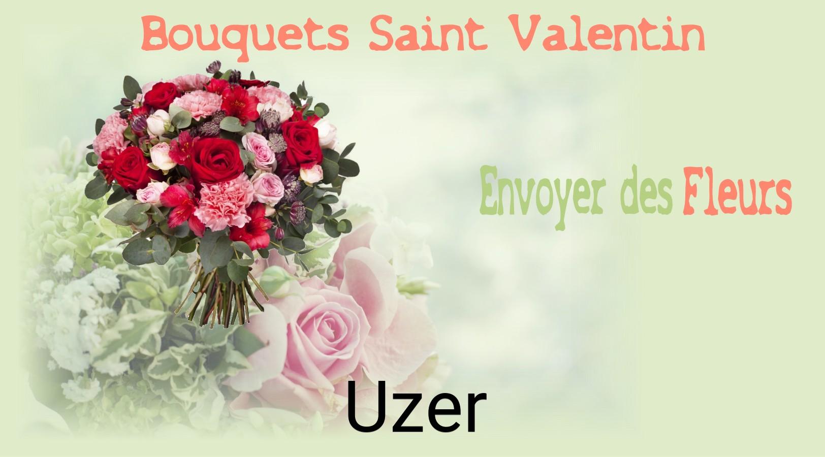 Roses de Saint-Valentin livrées à Uzer